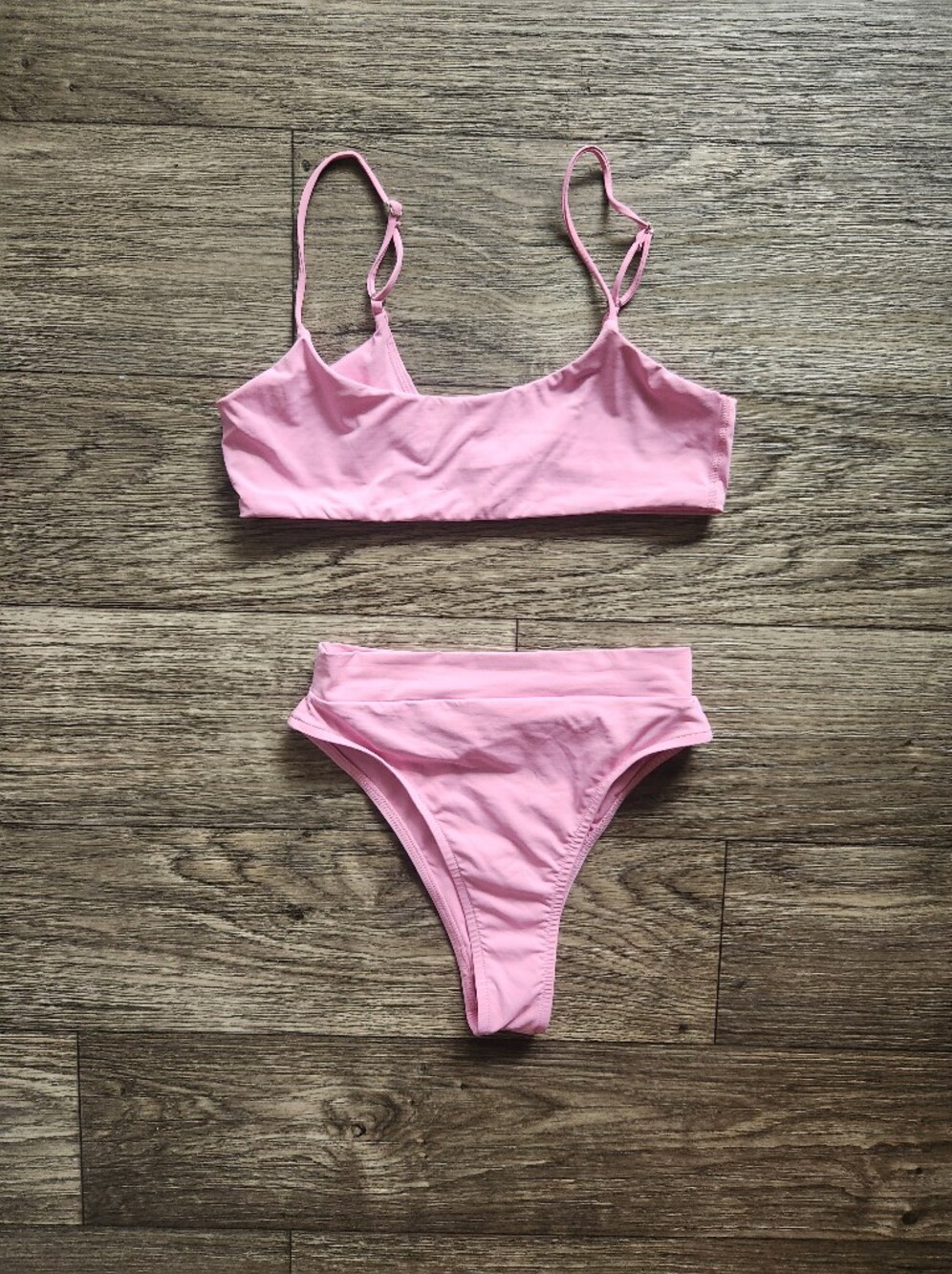 TAN+LINES SWIM By Sivan Ayla Pink Women Bikini Swim Set Size S/M